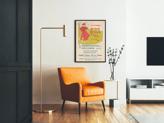 Poster vintage New York Sunday Herald 1896 - Decorazione murale retrò