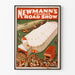 Poster Vintage Newmann's Famous Road Show