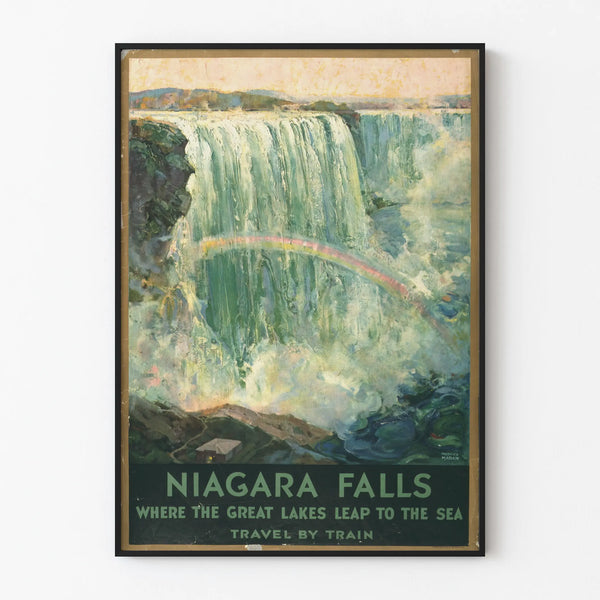 Poster vintage Cascate del Niagara decorazione murale
