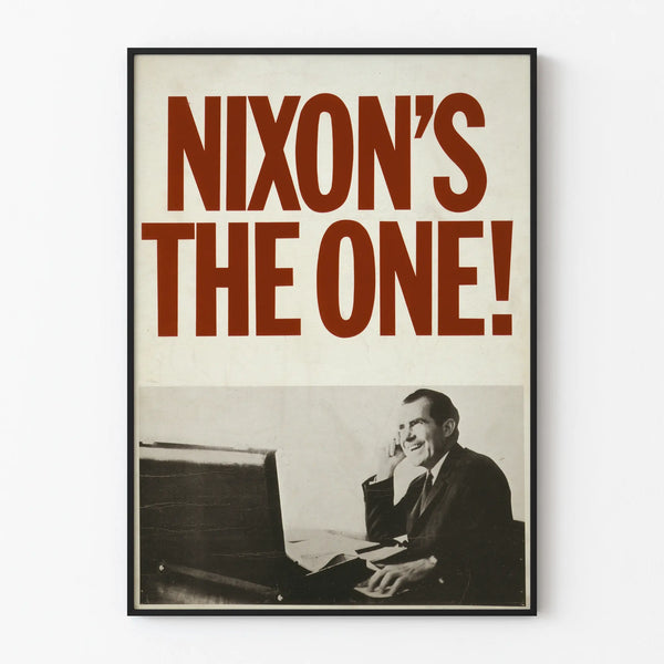 Poster vintage Nixon's The One per decorazione murale retrò