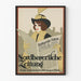 Vintage-Poster Nordbayerische Zeitung Wanddekoration