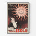 Poster vintage Oceano di luci – Teatro Isola