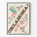 Vintage-Poster Oklahoma Illustrierte Tänzer