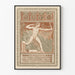 Vintage-Poster Artem Legrand - Festprogramm für den Acht-Uhr-Tag