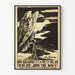 Vintage American marine poster with eagle in guard