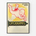 Vintage-Poster Opodermyl gegen Windeldermatitis