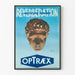 Vintage Wandposter Optraex - Wanddekoration Träumereflexion und Augenreizungen