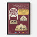 Poster vintage Museo dell'Organo a Bruges