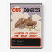 Vintage military propaganda poster 'Our Bogies Needed to Crush the Nazi Bogey'