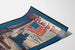 Poster vintage Our Flag Is There con bandiera americana