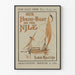 Vintage-Poster Unser Hausboot auf dem Nil – Nautische Wanddekoration