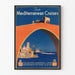 Vintage-Poster Unsere Mittelmeer-Kreuzfahrten - Wanddekoration Reise im Mittelmeer