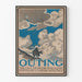 Vintage-Poster der Outing-Zeitschrift von Caspar Whitney