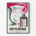 Poster vintage Oxyléine antisettico da parete decorativo