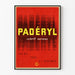 Vintage-Werbeplakat Paderyl Nervenberuhigung