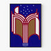 Modern Poster Pages of Learning - Educational Wall Decoration