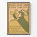 Ausstellungsposter Paint and Clay Club 1896 für Wanddekoration im Vintage-Stil