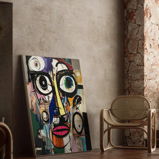 Street Art Painting – Fractured Face