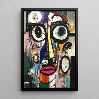 Street Art Painting – Fractured Face