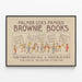 Poster vintage Palmer Cox's Famous Brownie Books — quadro incorniciato alla parete