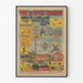 Poster vintage Parco delle Buttes Chaumont festa 1893