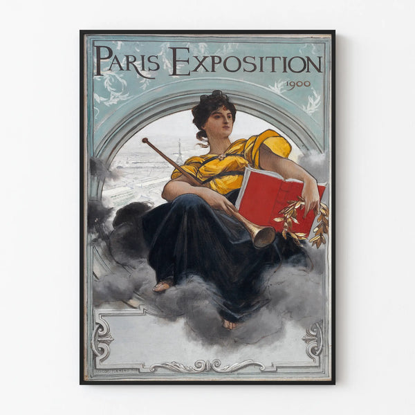 Vintage-Poster Paris Ausstellung 1900
