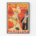 Vintage-Poster Parisiana Ten Auras – Wanddekoration für Theater und Unterhaltung