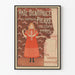 Vintage-Poster Zahnpasta des Doktors Pierre