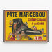 Poster vintage Pâte Marcerou Crema-Ciraggio alla Cera — quadro incorniciato alla parete