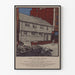 Vintage poster of the Paul Revere House in Boston