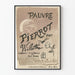 Poster vintage Pauvre Pierrot di Willette