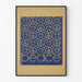 Wall Poster of Graphic Art Peace Symbol in Blue