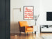 Engaged Wall Decoration Poster Peace is Not Healthy for Generals