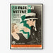 Vintage-Filmplakat Ett Farligt Vittne – Retro-Wanddekoration
