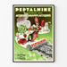 Vintage-Poster Peptalmine - Retro-Wanddekoration für Gesundheit und Wohlbefinden