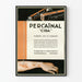 Vintage-Poster Percainal CIBA – Retro-Arzneimittel-Wanddekoration