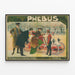Poster vintage Phébus Avenue de la Grande Armée Parigi — quadro incorniciato alla parete