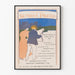 Poster vintage Philadelphia Sunday Press 1896 - Decorazione murale retrò