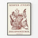 Poster vintage Phosphoneurol Semper Juvens di Depruneaux