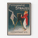 Vintage-Fotografie-Poster Strauss Rotterdam für Wanddekoration