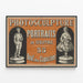 Vintage-Poster Photosculpture Porträts in Skulptur 35 Boulevard des Capucines — gerahmtes Bild an der Wand