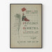 Vintage-Poster Phyllis in Böhmen mit Pfauenfeder und Marionette