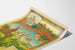Vintage poster of the castles of Pierrefonds, Compiègne, and Coucy