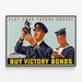Vintage military marine poster Buy Victory Bonds — framed artwork on a wall