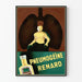 Vintage-Poster Pneumogéine Renard für medizinische Wanddekoration