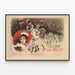 Poster vintage Polonia Suite de Valses su motivi di F. Chopin di Pierre Muller — quadro incorniciato alla parete