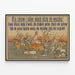 Polish propaganda poster from the Polish-Bolshevik war — framed artwork on a wall