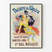 Poster vintage Maschera al Teatro dell'Opera