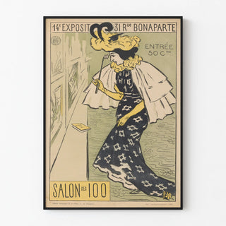 poster-for-the-fourteenth-exhibition-of-the-salon-des-100