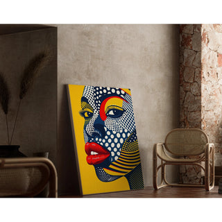 Manifesto Pop Art - Volto Pop